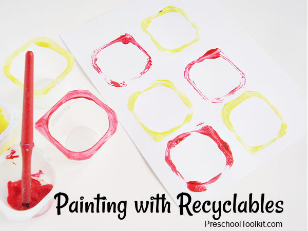 kids art activities with recyclables