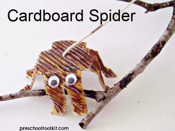 Spider preschool craft