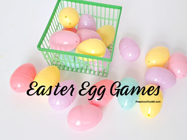 fun activities with plastic Easter eggs