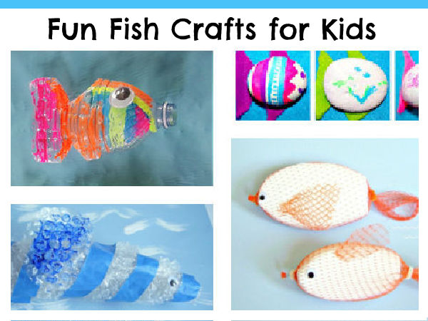 Preschool fish activities crafts and pretend play