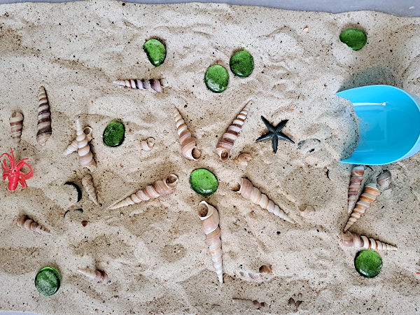 Sand play for preschoolers