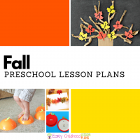 Fall theme ebook preschool activities resource