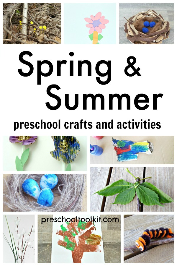 Spring and summer seasons crafts and activities for kids