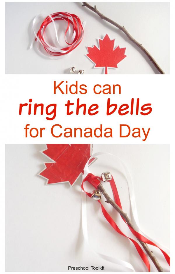 Bells craft for Canada Day