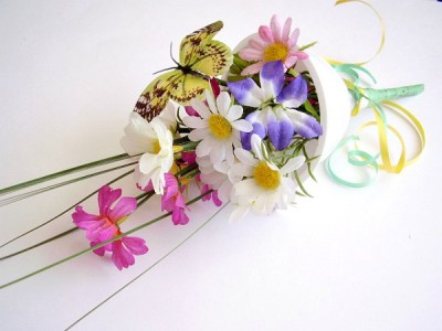 Bouquet craft for kids