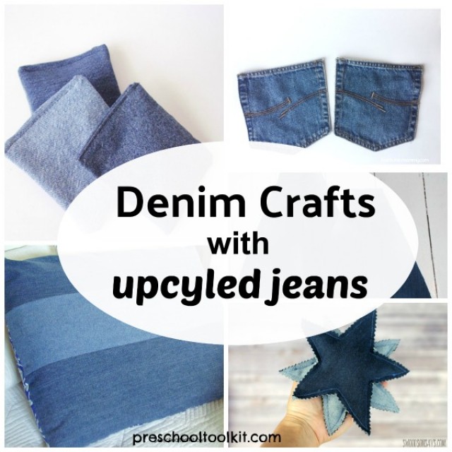 Denim crafts with upcycled jeans