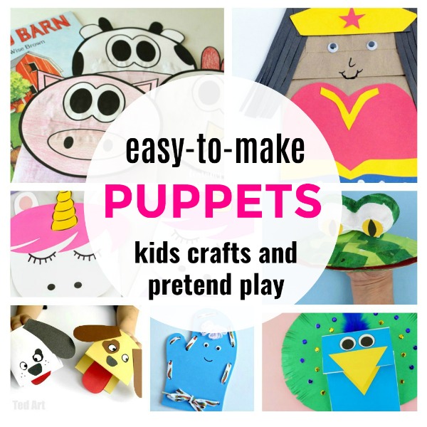 Easy to Make Puppets for Pretend Play » Preschool Toolkit