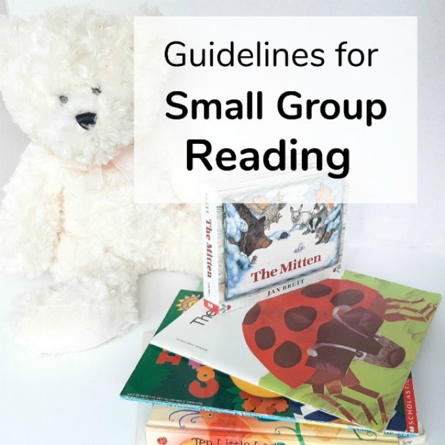 Guidelines for small group reading