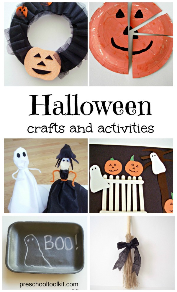 Halloween preschool and kindergarten crafts