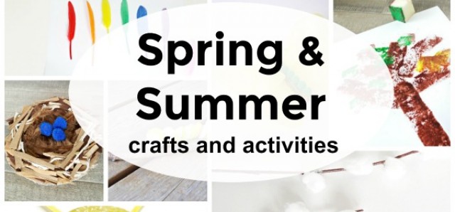 Spring and summer activities for preschoolers