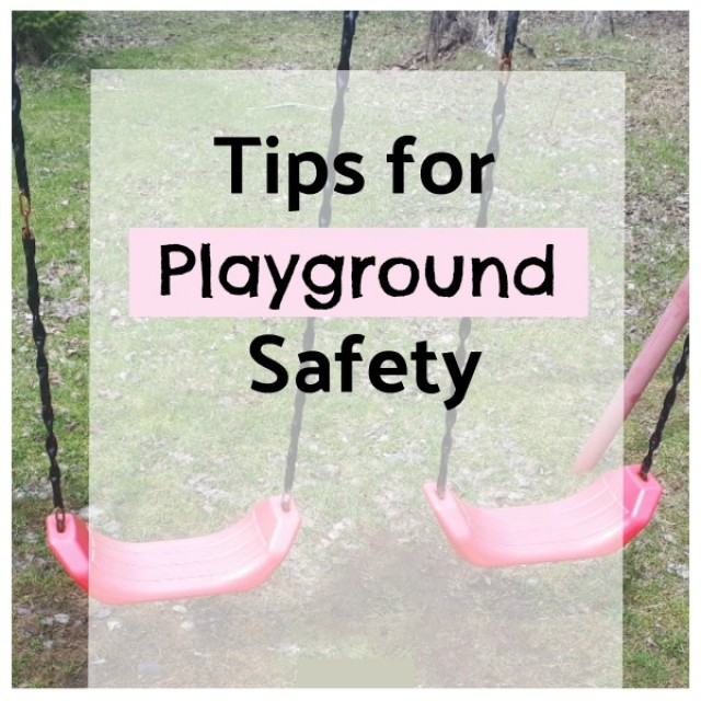 Tips for safety on the playground