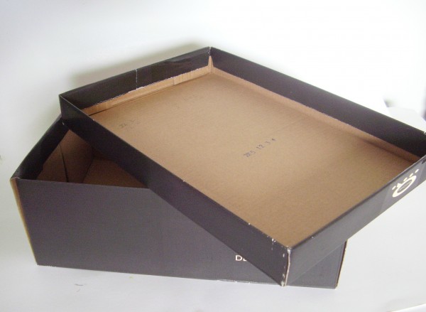 Shoe box lid tray