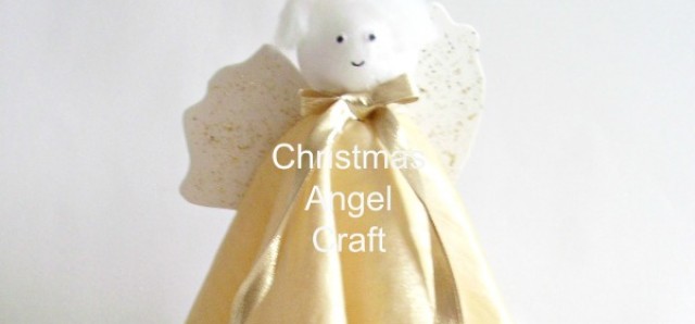 Christmas angel decoration family craft