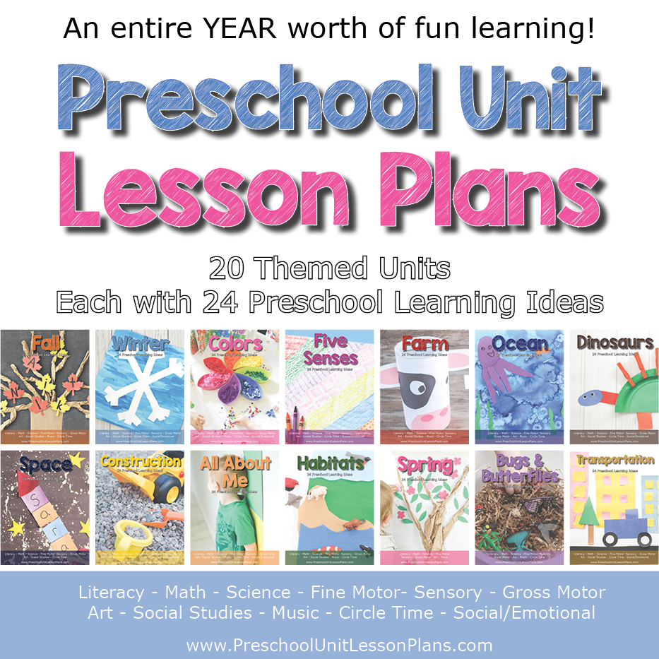 Preschool Lesson Plans With Themed Units For A Full Year Preschool 