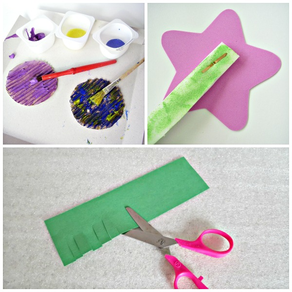 Fine motor flower crafts activities for preschoolers