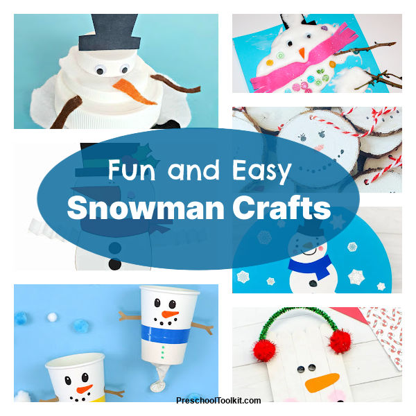 Cute Clothespin Snowman Craft for Kids - Taming Little Monsters