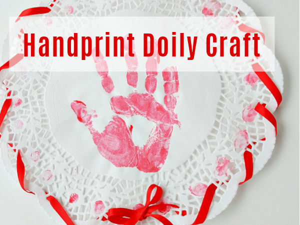 Kids handprint craft for Mother's Day