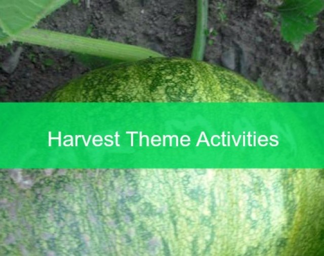 Fall harvest theme preschool activities - Preschool Toolkit