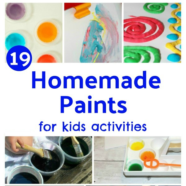 19 Homemade Paints for Preschool Painting Activities » Preschool Toolkit