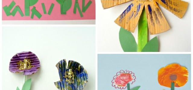 Beautiful flower crafts and activities and for preschoolers to do at home or in the classroom - Preschool Toolkit