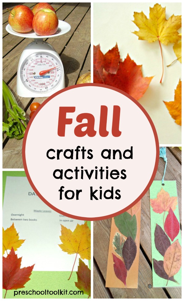 Crafts and activities for fall season with early learners