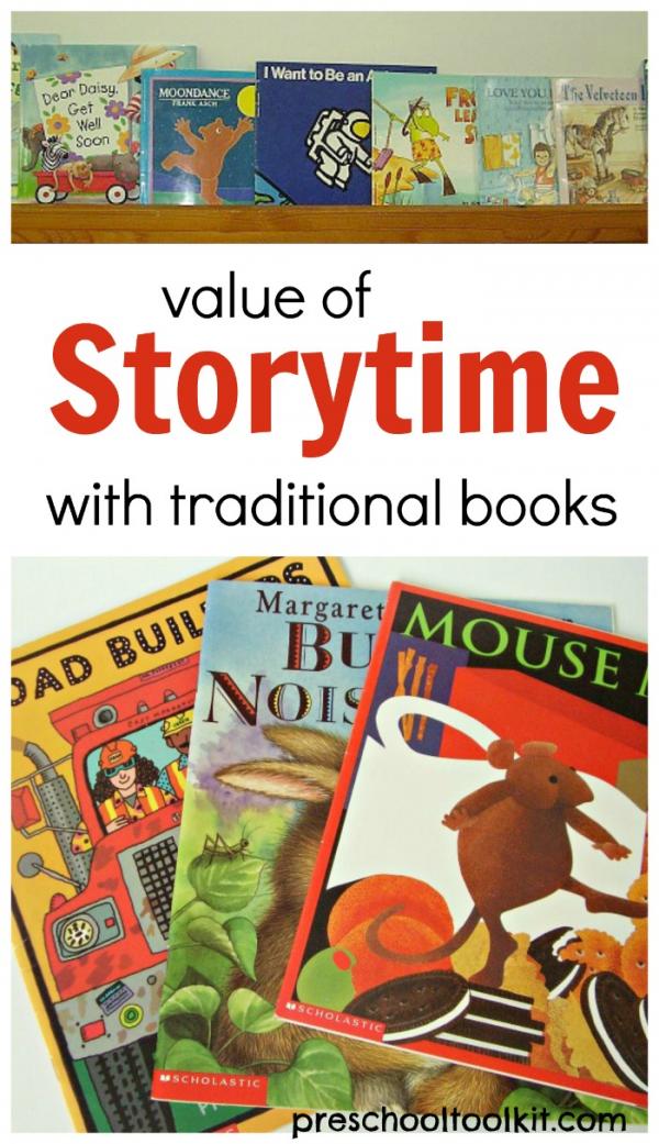 Value of traditional books for early literacy