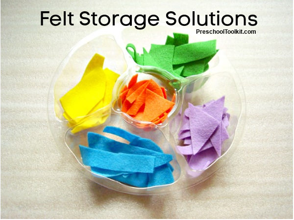 how to store scraps of felt