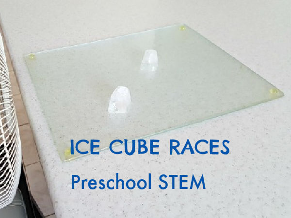 fun kids science with ice cubes