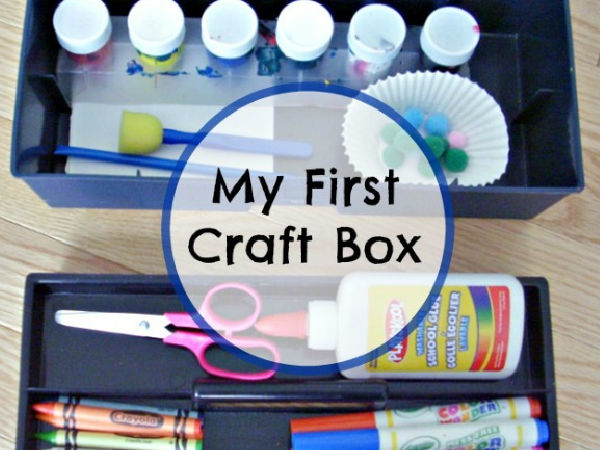 craft box organizer for craft supplies