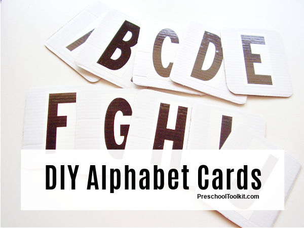kids activities with alphabet cards