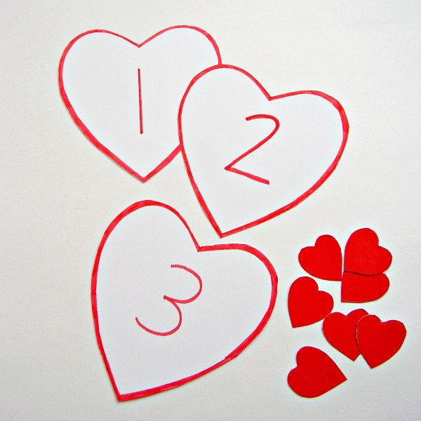 Valentine card games for preschool and kindergarten