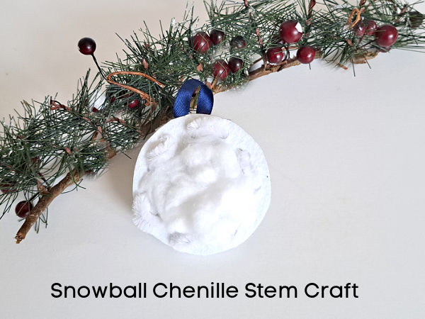 preschool winter snowball craft