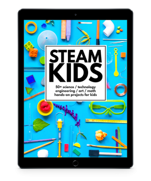 Kids science and art STEAM digital resource