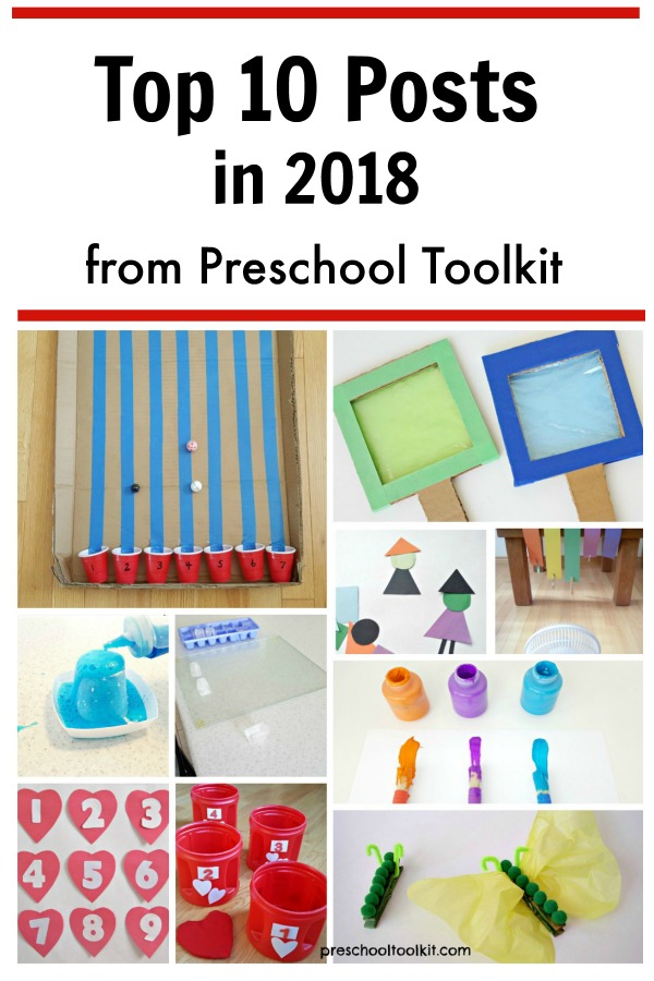 Top posts for the year 2018 from Preschool Toolkit Blog