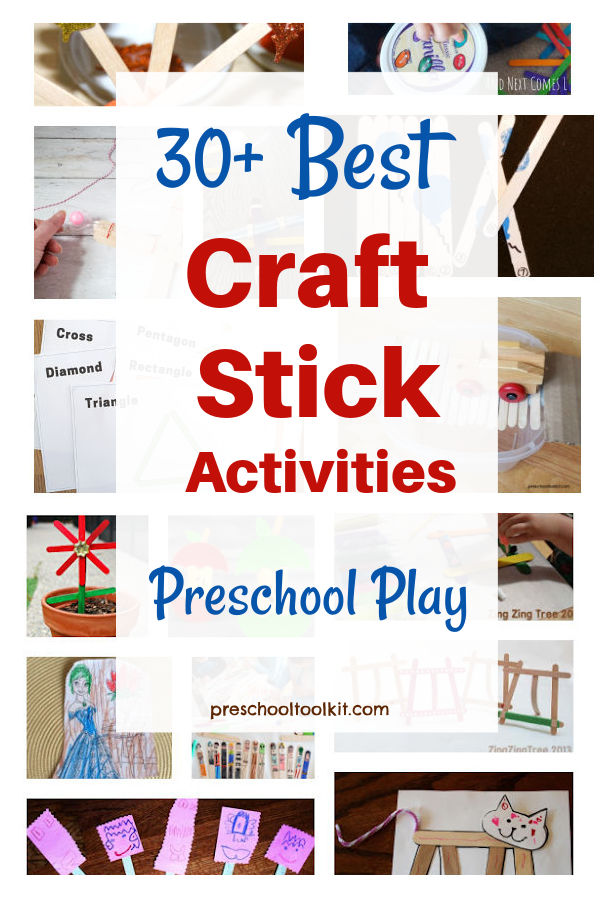 best craft stick activities for prek and kindergarten