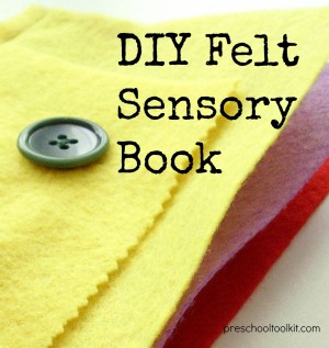 Homemade felt busy book