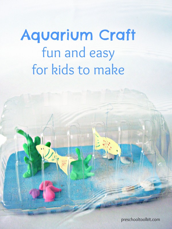 Easy Aquarium Craft for Kids » Preschool Toolkit