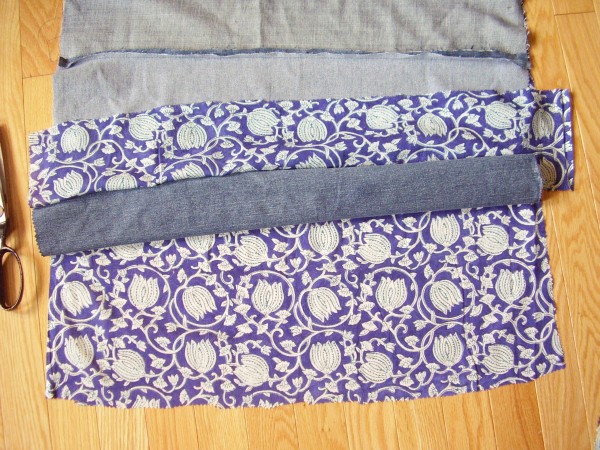 Stitch front and back together to make the pillow cover