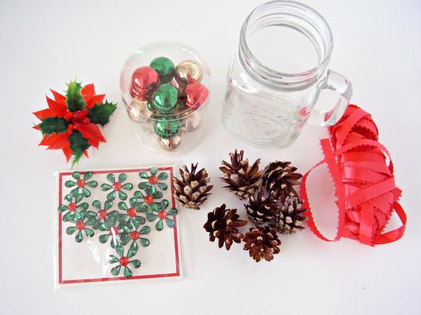 Mason jar craft kids can make for Christmas
