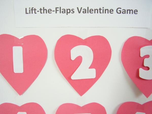 Preschool lift the flaps game