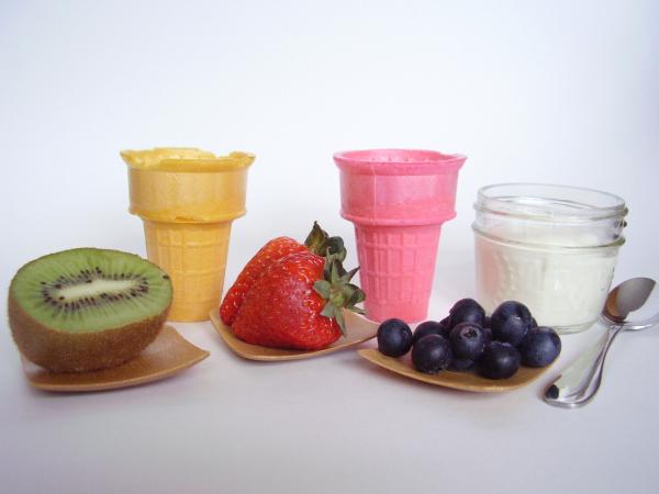 Yogurt and fruit cone - Preschool Toolkit