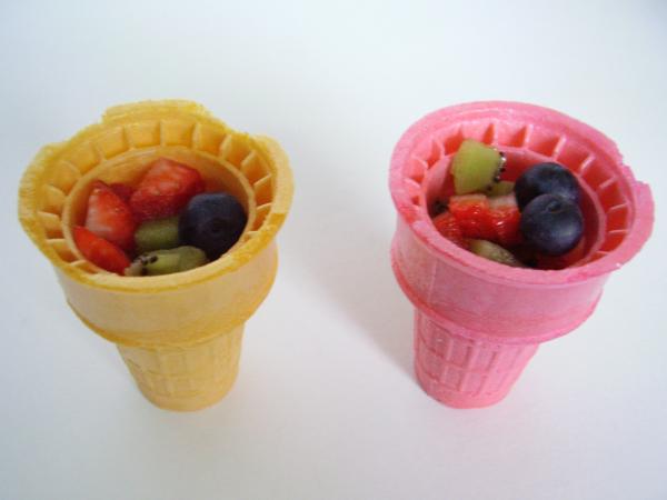 Yogurt and fruit cone - Preschool Toolkit
