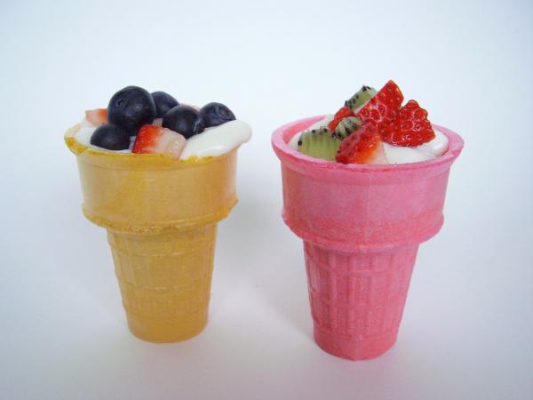 Yogurt and fruit cone - Preschool Toolkit