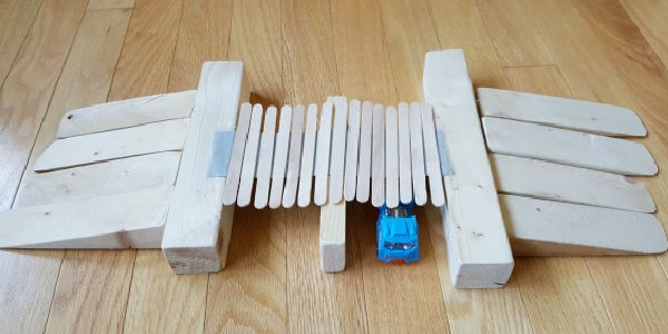 Popsicle Stick Weight Lifter - Easy Crafts for Kids at