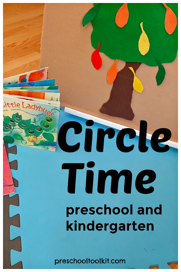Plan circle time with music, stories and games