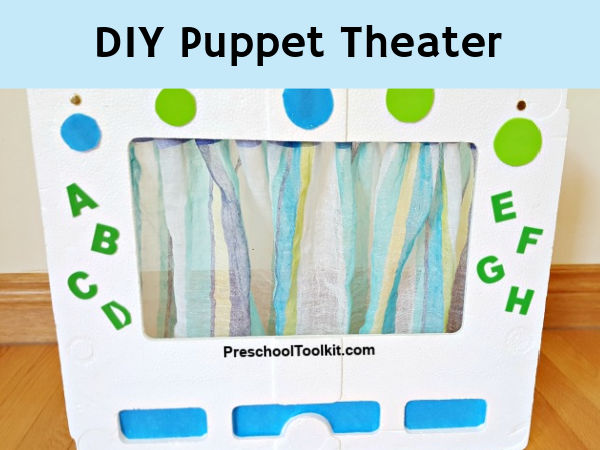 easy to make theater for kids puppet shows