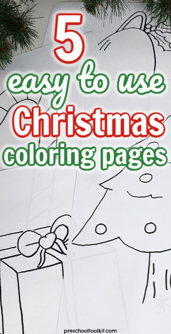 Christmas Coloring Pages Preschool Toolkit