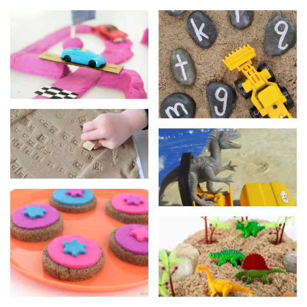 Easy Magic Sand Recipe and Creative Play Ideas for Preschoolers