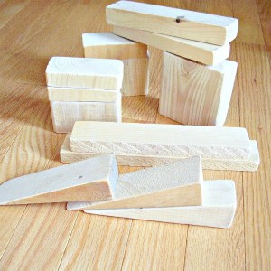 Wood blocks to make for kids activities