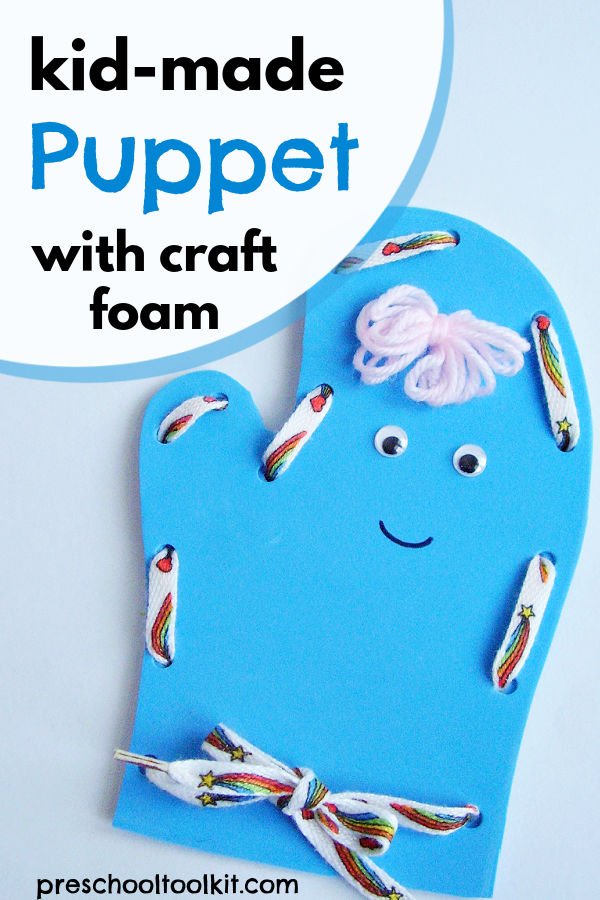 Kid-Made Puppet for Pretend Play » Preschool Toolkit